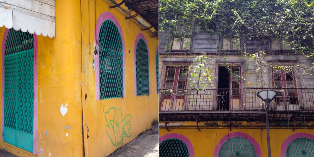 pointe à pitre, guadeloupe, poésie, façade