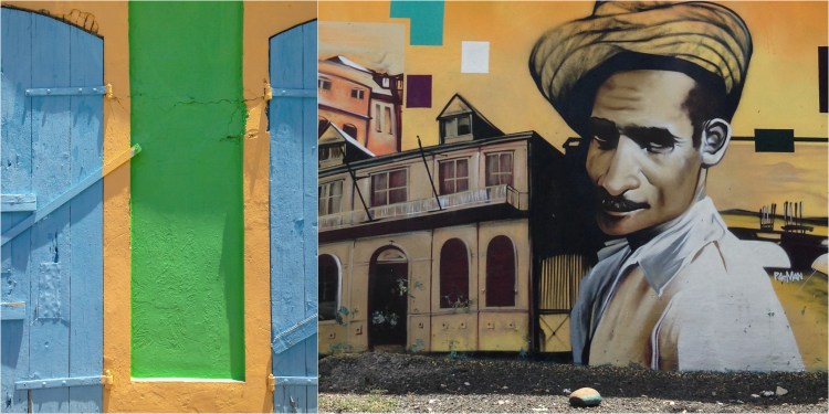 pointe à pitre, guadeloupe, poésie, façade