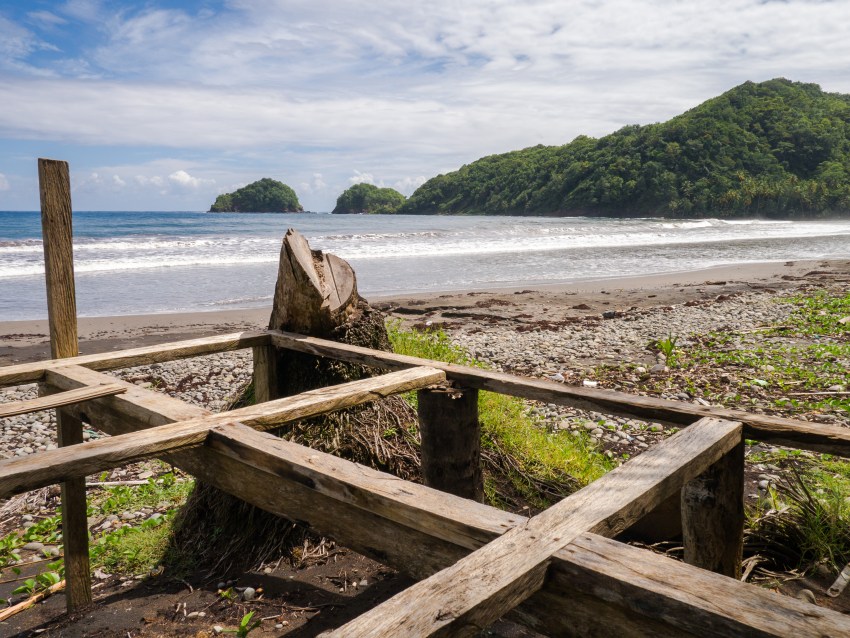 dominique, castle bruce