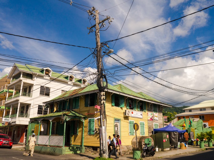 roseau, dominique, dominica, antilles