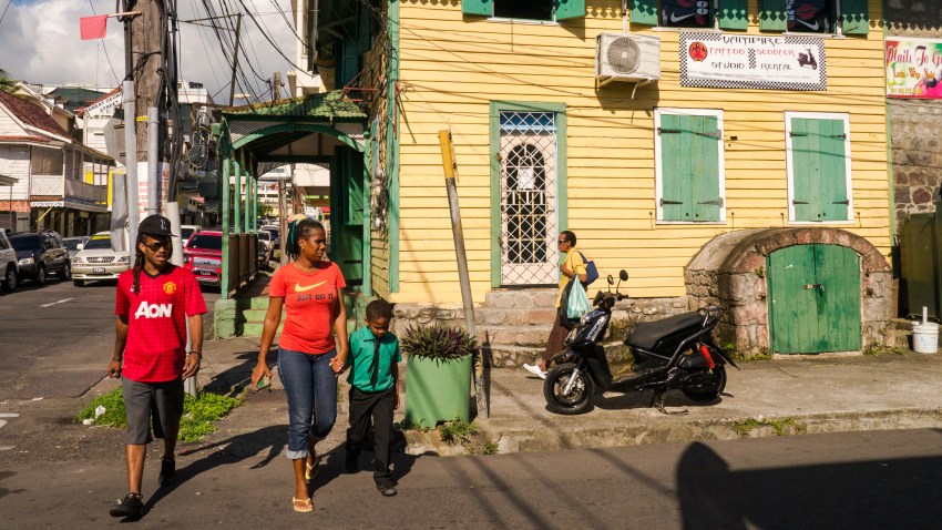 roseau, dominique, dominica, antilles