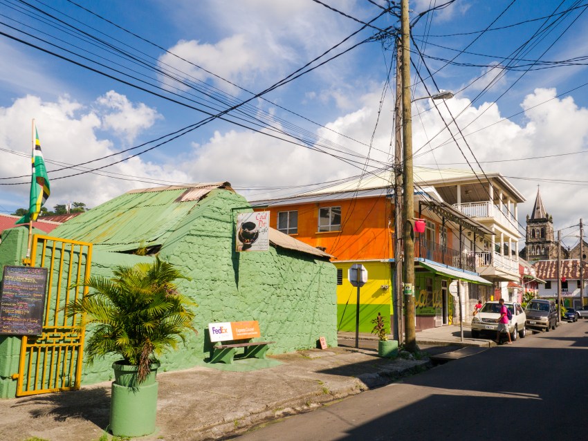 roseau, dominique, dominica, antilles