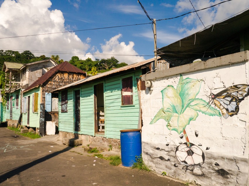 roseau, dominique, dominica, antilles