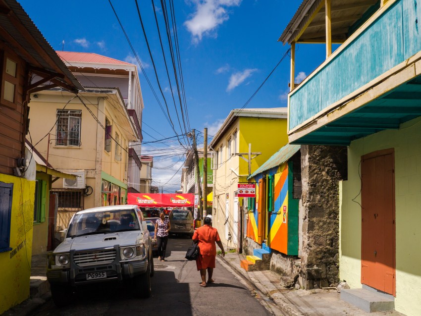 roseau, dominique, dominica, antilles