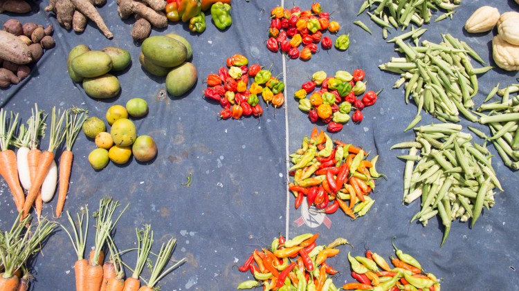 couleurs, ambiances, marché, pointe à pitre, guadeloupe