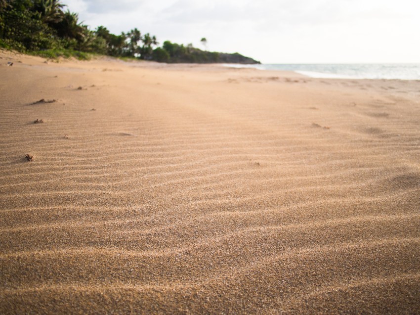 lignes de sable, guadeloupe, plage