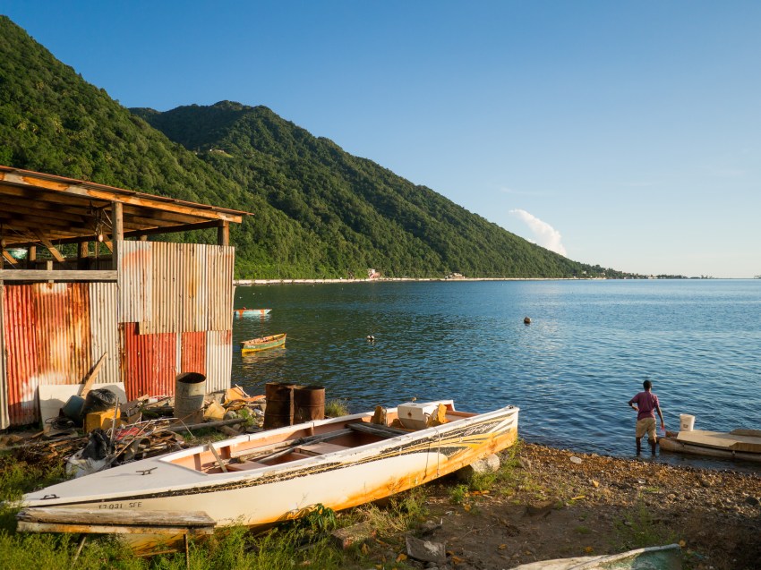 dominique, soufrière