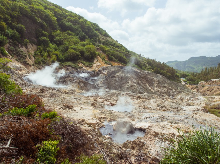 sainte lucie, soufrière, pitons, antilles, caraibes, stlucia
