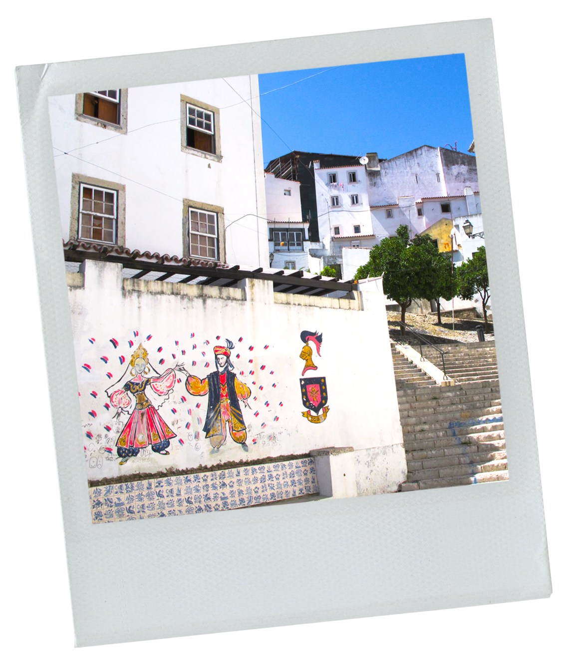 lisbonne, portugal, façade, escalier