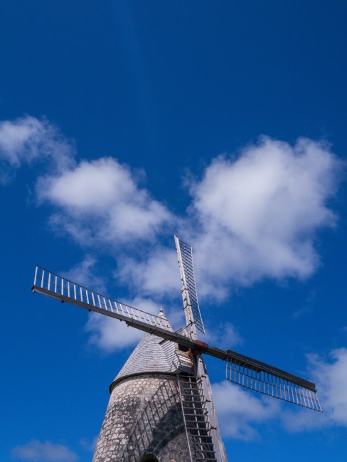 marie galante, guadeloupe, paysage, moulin
