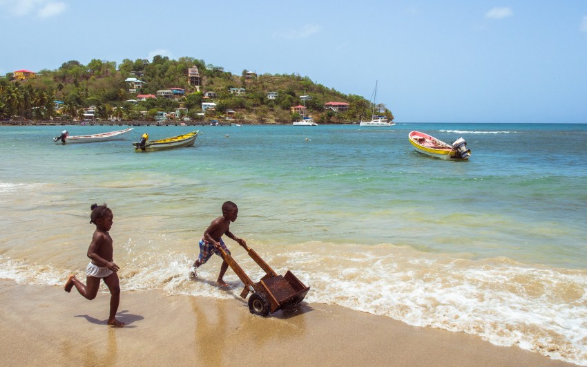 sainte lucie, laborie, caraïbes