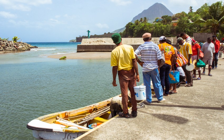 sainte lucie, choiseul, laborie, caraïbes
