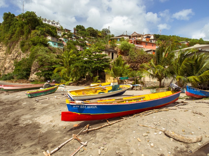sainte lucie, canaries, anse la raye, caraïbes