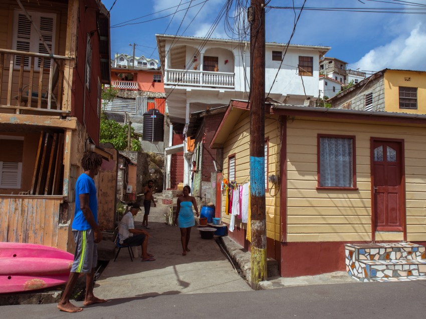 sainte lucie, canaries, anse la raye, caraïbes
