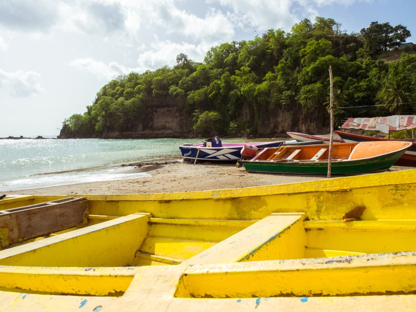 sainte lucie, canaries, anse la raye, caraïbes