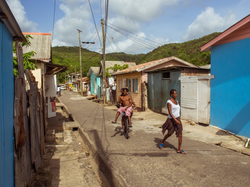 sainte lucie, canaries, anse la raye, caraïbes