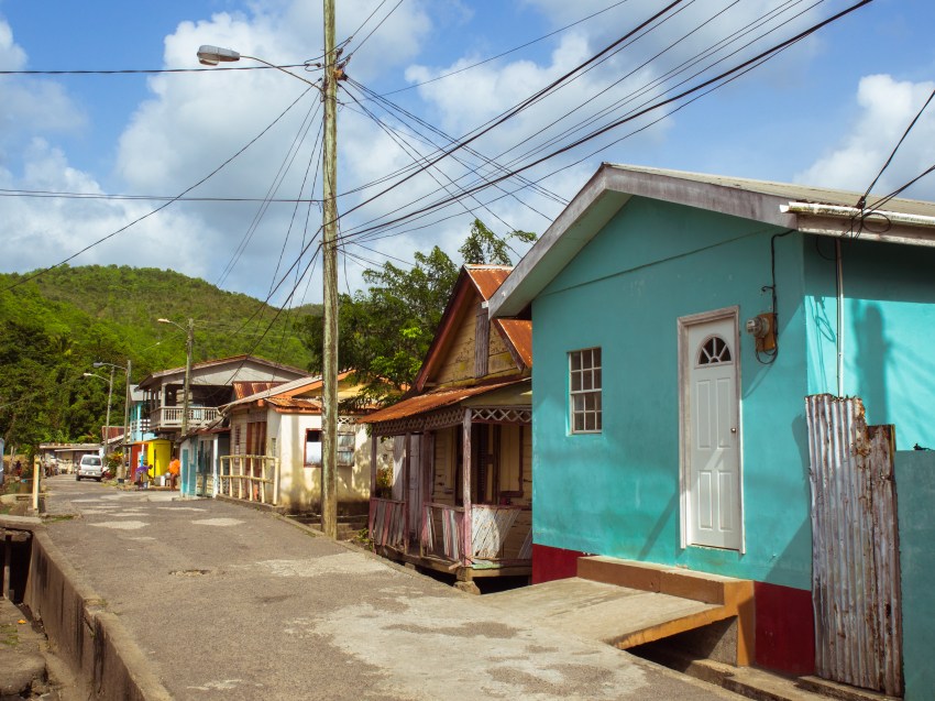 sainte lucie, canaries, anse la raye, caraïbes