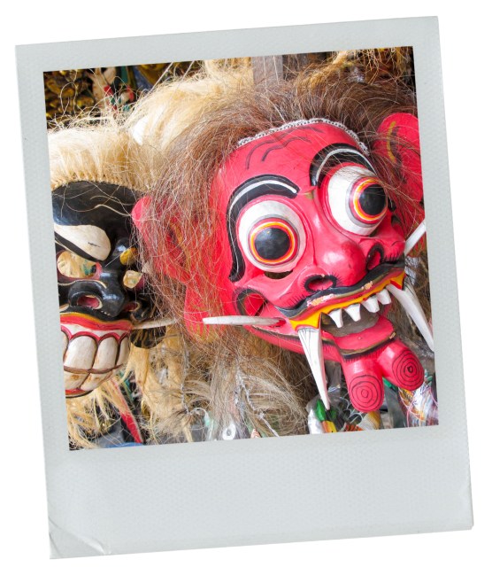 masque, bali, indonésie