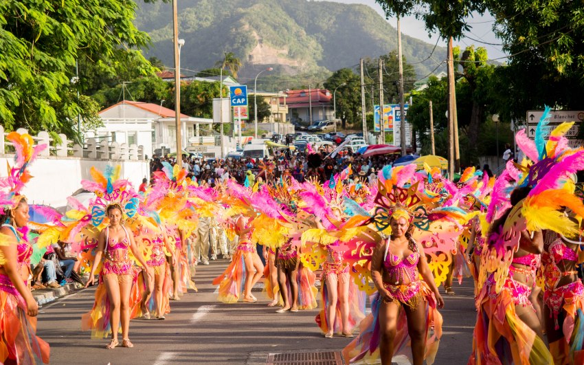 mardi gras, parade, basse terre, guadeloupe