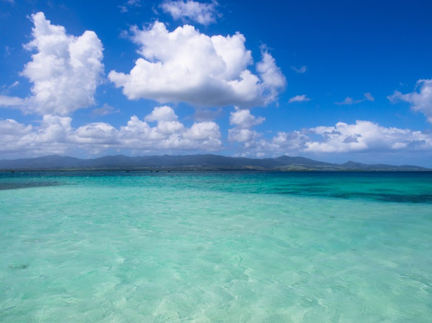 îlet caret, lagon, guadeloupe