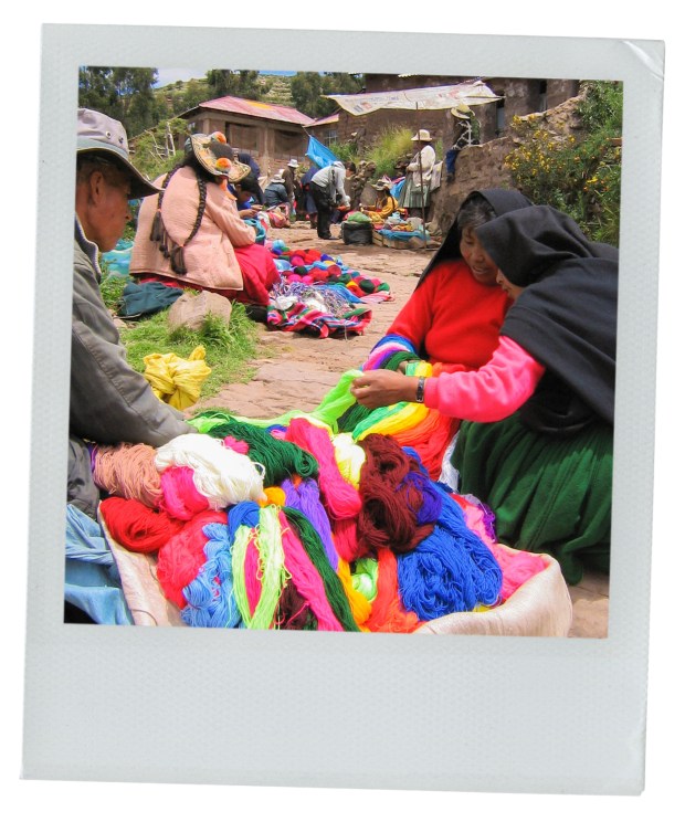 marché, taquilé, lac titicaca, pérou