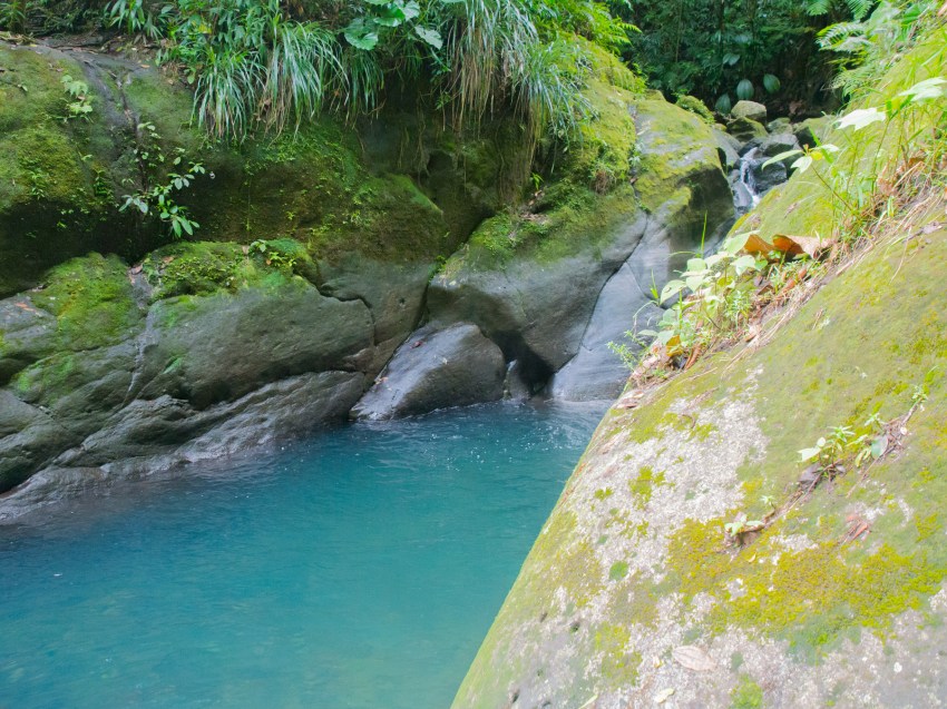 guadeloupe, bassin bleu, gourbeyre, basse terre