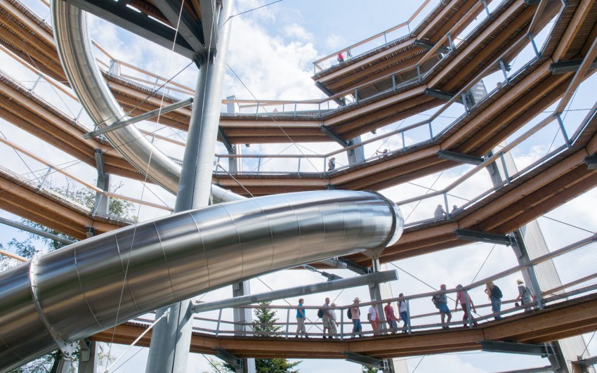 bad wildbad, canopée, baumwipfelpfad, Schwarzwald, foret noire, sommerbergbahn