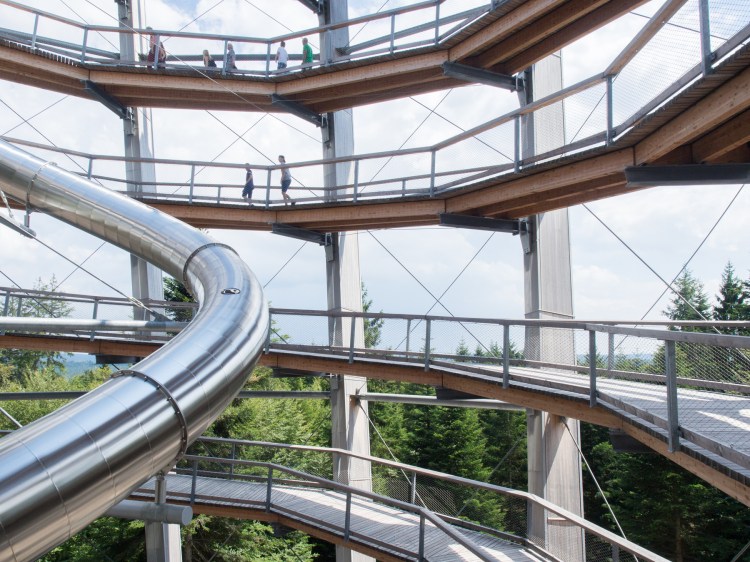 bad wildbad, canopée, baumwipfelpfad, Schwarzwald, foret noire, sommerbergbahn