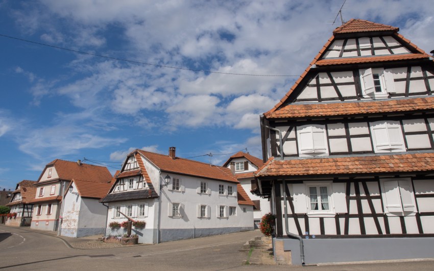 hunspach, alsace, colombage