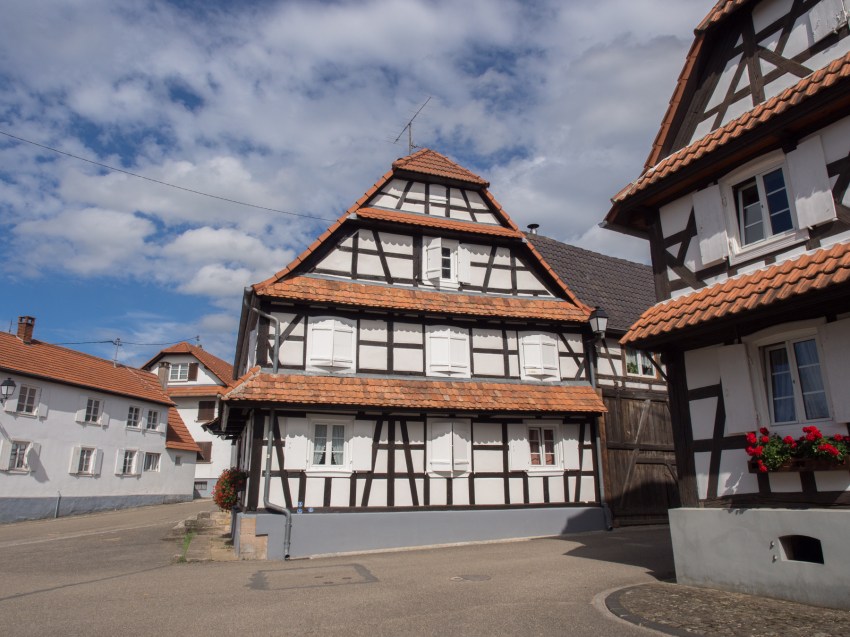 hunspach, alsace, colombage