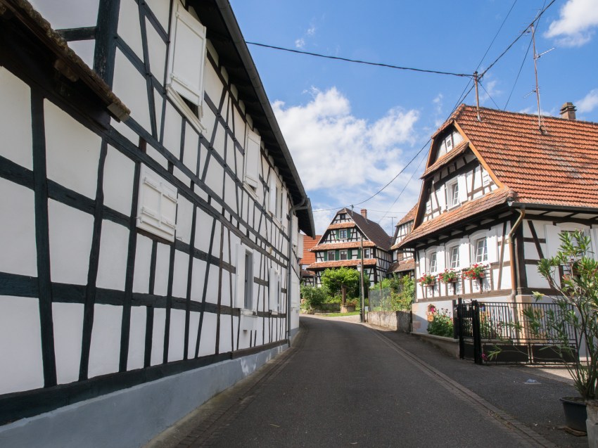 hunspach, alsace, colombage