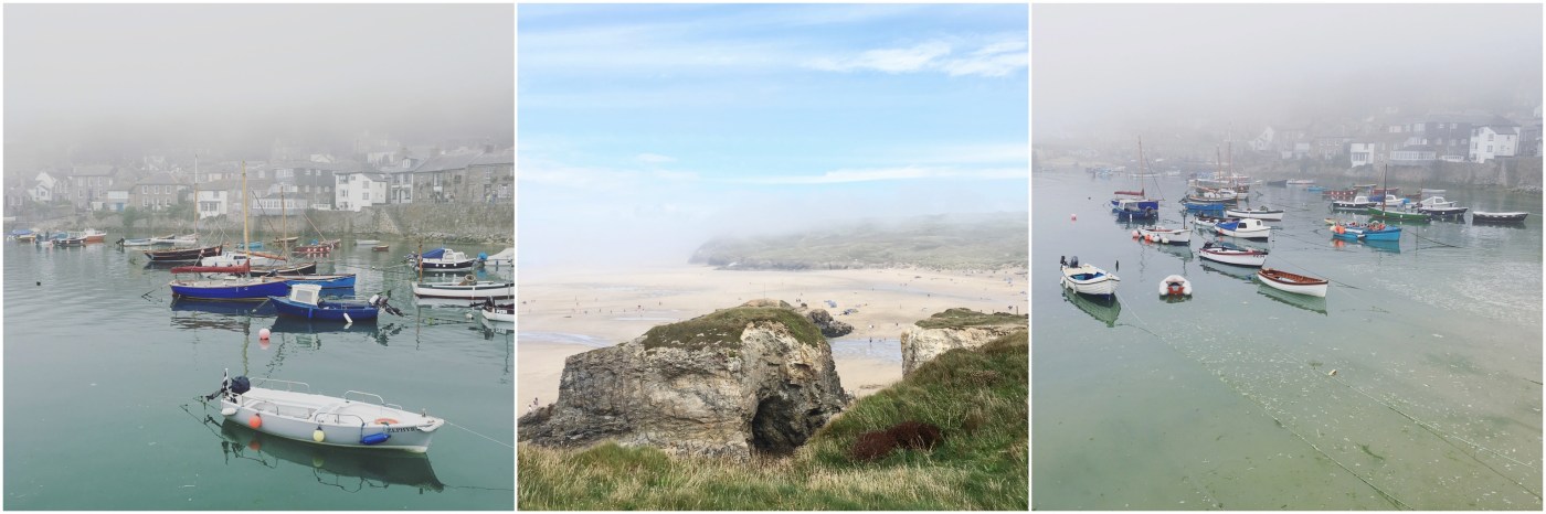 angleterre, cabanes, cornwall, cornouailles, photographie, brouillard