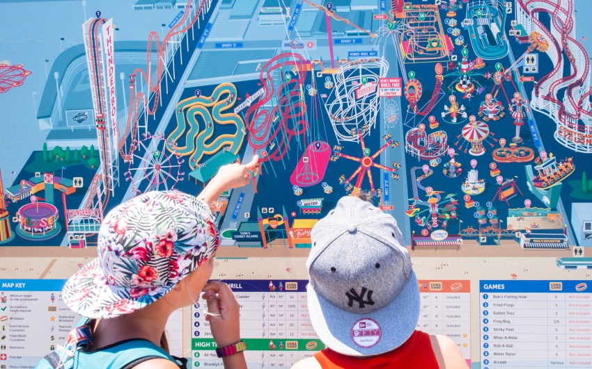 coney island, new york, brooklyn, hotdog, états unis