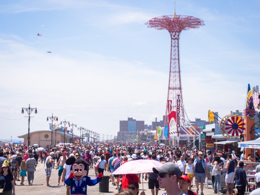 coney island, new york, brooklyn, hotdog, états unis