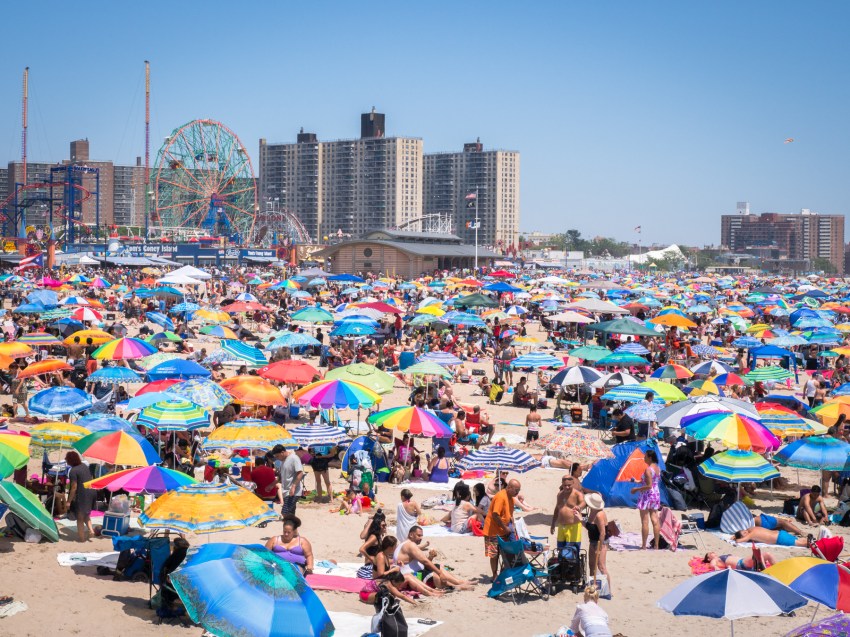 coney island, new york, brooklyn, hotdog, états unis