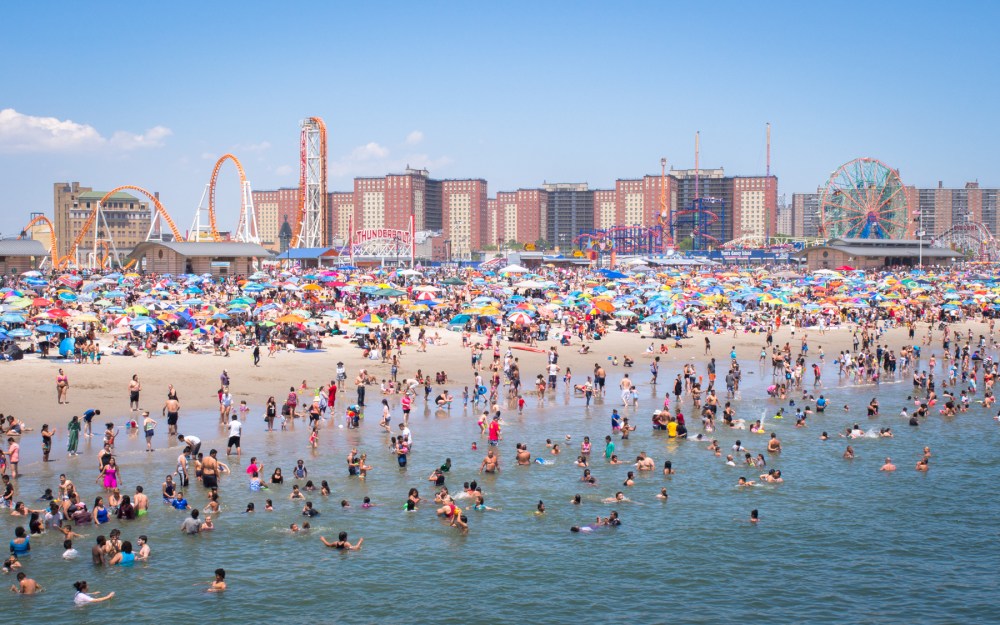 coney island, new york, brooklyn, hotdog, états unis