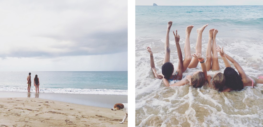 plage, guadeloupe, antilles