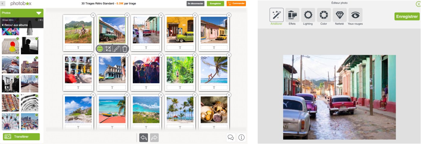 test, tirage rétro, photobox, bonplanphoto