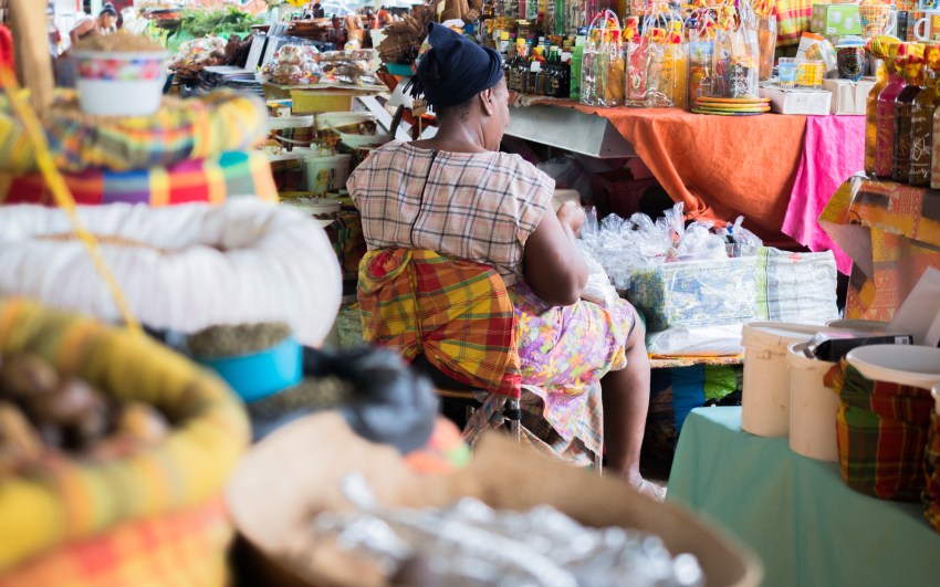 pointe à pitre, guadeloupe, marché