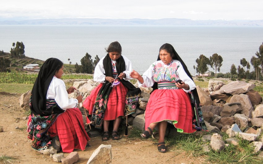 pérou, lac titicaca, taquile