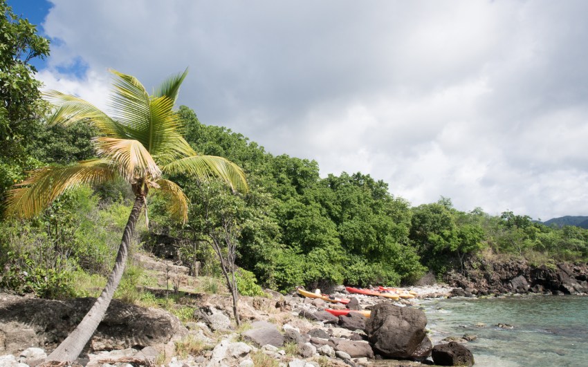 kayak, malendure, reserve cousteau, bouillante, guadeloupe