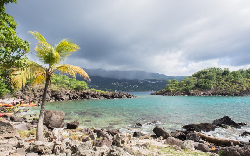 kayak, malendure, reserve cousteau, bouillante, guadeloupe