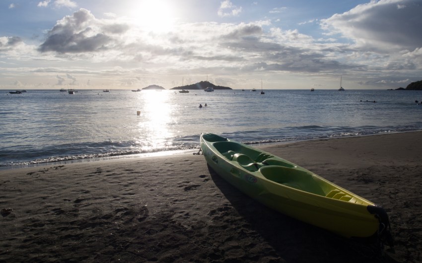 kayak, malendure, reserve cousteau, bouillante, guadeloupe
