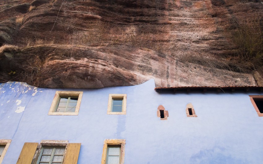 neige, givre, hiver, alsace, graufthal, maisons, rocher