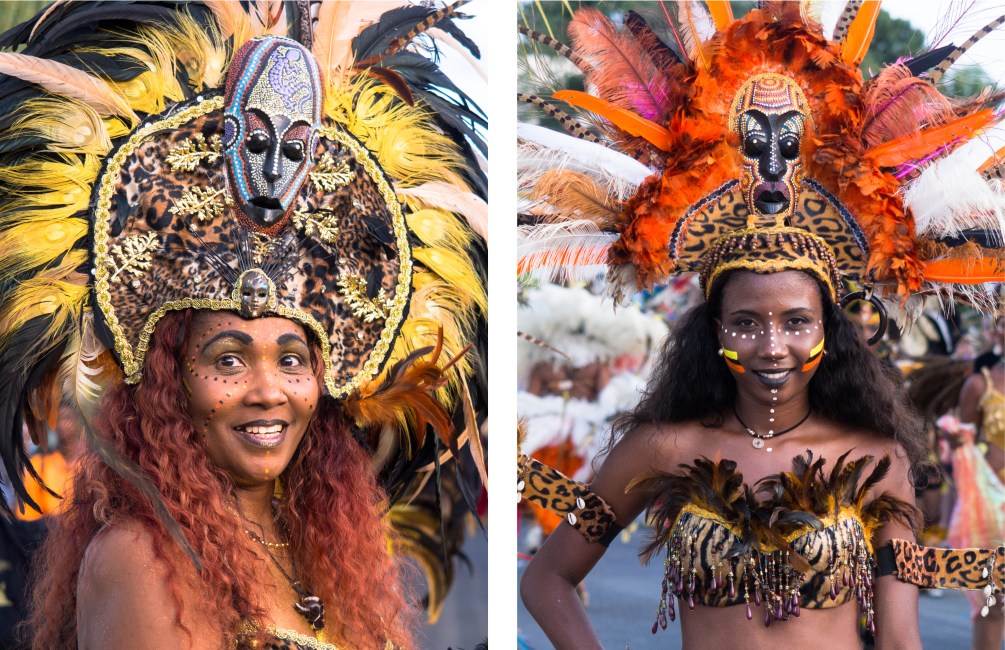 portraits, carnaval, guadeloupe
