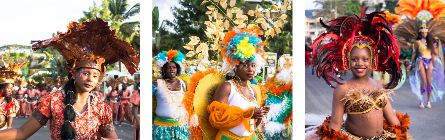 portraits, carnaval, guadeloupe