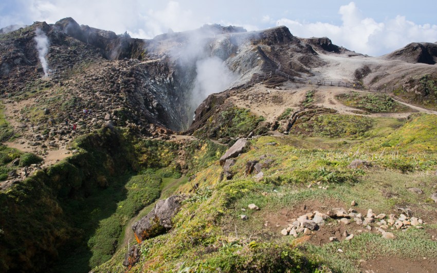 soufrière, volcan, guadeloupe