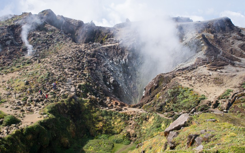 soufrière, volcan, guadeloupe