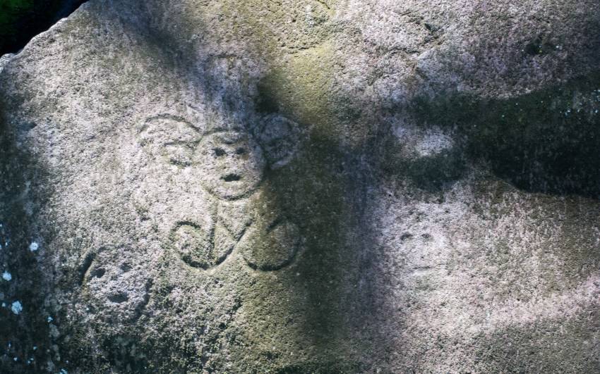 guadeloupe, parc des roches gravées, trois rivières