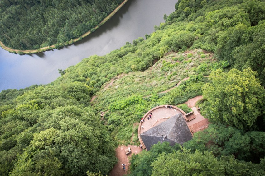 boucle de la sarre, allemagne, saarschleife, mettlach, cloef